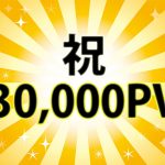 【ブログ運営報告】祝3万PV!おいらが運営報告する理由。